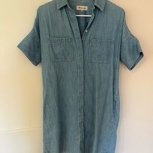 Madewell Denim Shirt Dress